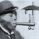 Image for article titled Cigarette Umbrella Keeps Tobacco Torch Dry